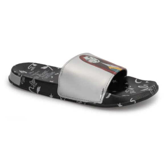 Nightmare Before Christmas Women's Size 8 NEW w/ Tags NWT Metallic Slide Sandal - Picture 3 of 10